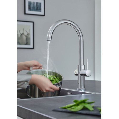 Змішувач та бойлер single (4 літри) для миття Grohe RED Duo, 30083001