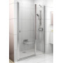 Душевая дверь Ravak CHROME CSD 2 - 110 Transparent, профиль сатин, безопасное стекло