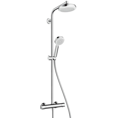 Душевая система Hansgrohe Crometta 160 Showerpipe + термостат 27264400