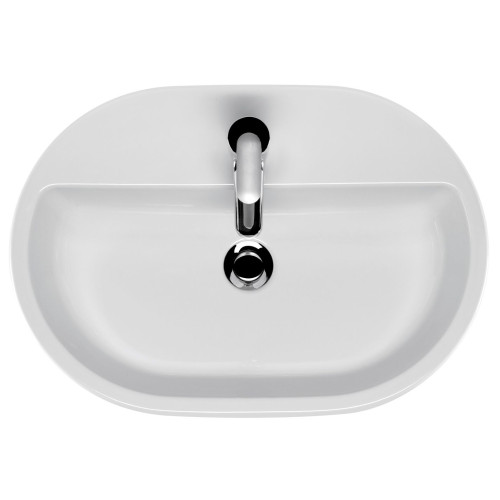 Раковина на столешницу Cersanit CASPIA OVAL 60 см овальная K11-0099