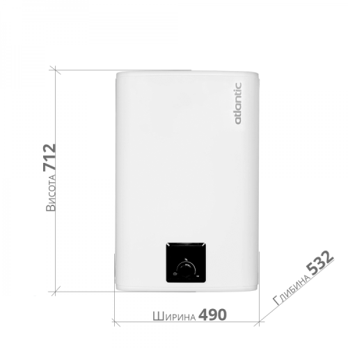 Водонагреватель Atlantic Steatite Cube VM 75 S4 C 1500W, - 851267