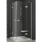 Душевая штора Ravak SMARTLINE SMSRV 4 - 90 Transparent, безопасное стекло, профиль хром