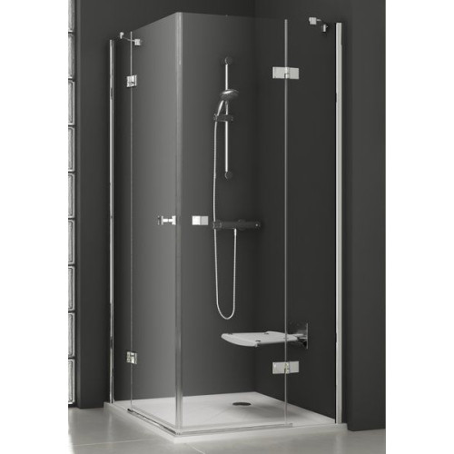 Душова штора Ravak SMARTLINE SMSRV 4 - 80 Transparent, безпечне скло, профіль хром