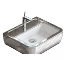 Умывальник Idevit Halley 3201-0455-1201 60 см с серебряным декором