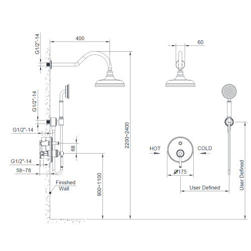Душова система Imprese Hydrant, ZMK031806110