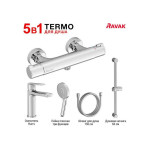 Набор смесителей для душа Ravak Termo 5 в 1 - 70320278