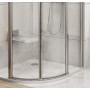 Душова штора Ravak CHROME CSKK 4 - 90 Transparent, профіль сатин, безпечне скло