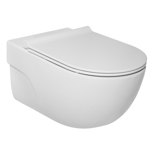 Унітаз підвісний Roca Meridian Rimless A34H240000 із сидінням Soft Close