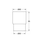 Склянка прозора GROHE ESSENTIALS 40372001