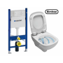 Комплект: Інсталяція GEBERIT Duofix + підвісний унітаз KOLO Style Rimfree + сидіння Duroplast soft-close (458.126.00.1+L23120000+L20112000)
