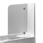 Шторка для ванны Eger 120x150 см, правая, цвет профиля хром, 599-120CH/R