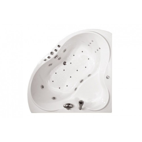 Ванна Triton Медея 1425х1425х635 симметричная (ванна+каркас+лицевой экран+слив-перелив)
