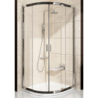 Душевая кабина XP1CP4-90 R 550 Полированный алюминий TRANSPARENT, X3B270C00Z1B