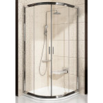 Душевая кабина XP1CP4-90 R 550 Полированный алюминий TRANSPARENT, X3B270C00Z1B