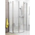 Душевая штора Ravak CHROME CSKK 4 - 90 Transparent, белый профиль, безопасное стекло