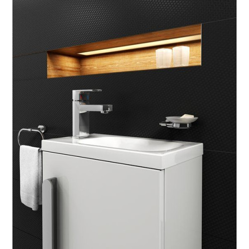 Тумба для раковины Ravak SD CHROME 400, 40 см, без дверц, белый глянец X000000538