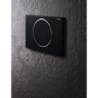Кнопка смыва Geberit SIGMA 10, система смыва start/stop, Пластик Черный/Хром Глянец/Черный