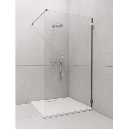 Перегородка для душа RADAWAY Walk-in Euphoria V (70), прозрачная, безопасное стекло, 383117-01-01