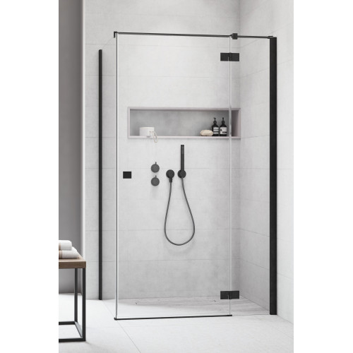 Душова кабіна без піддону RADAWAY Essenza New Black KDJ (80/80), 385043-54-01 L/R + 384051-54-01