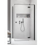 Душова кабіна без піддону RADAWAY Essenza New Black KDJ (80/80), 385043-54-01 L/R + 384051-54-01