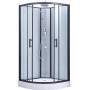 Душовий бокс Lidz Majatek SB90x90.BLA.LOW.TR LMSB9090BLALOWTR