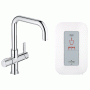 Смеситель и бойлер single (4 литра) для мойки Grohe RED Duo 30145000