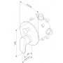 Змішувач для ванни та душу AM.PM Like F8085000