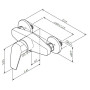 Смеситель для душа AM.PM Gem F9020000