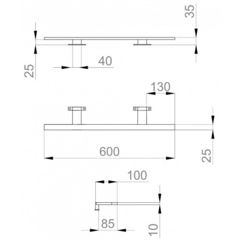 Светильник Sanwerk LED "SMART" AL 60 см LV0000114