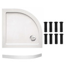 Поддон EGER SMC 800*800*35 полукруглый с панелью и ножками, 599-8080R fullset