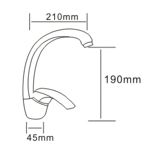 Смеситель для кухни ROZZY JENORI BARON RBZ014-8T