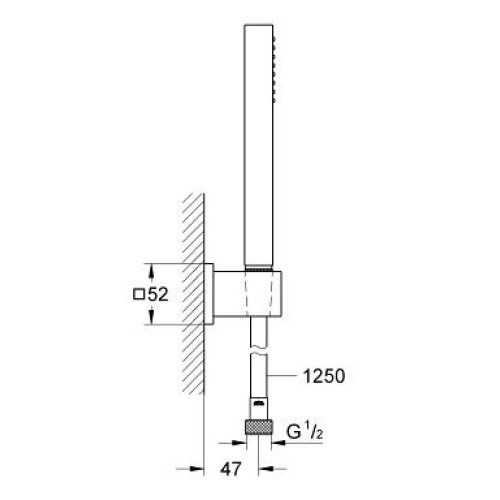 Душевой набор, Grohe Euphoria Cube (27703000)