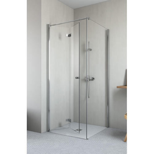 Душова кабіна без піддону RADAWAY Essenza New KDJ B (80/80), 385081-01-01L/R + 384051-01-01