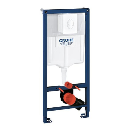 Інсталяційна система GROHE Rapid SL 38722001 c Білою клавішею Skate Air