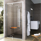 Душевые двери Ravak PIVOT PDOP 2 - 110 Transparent,полированый алюминий,безопасное стекло, 03GD0C00Z1
