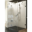 Душевая штора Ravak BRILLIANT BSDPS - 110x80 L Transparent, хром, безопасное стекло, 0ULD4A00Z1