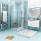 Стенка для душевой кабинки Ravak SMARTLINE SMPS - 90 L Transparent, фурнитура хром, безопасное стекло, 9SL70A00Z1