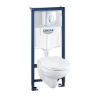 Комплект: инсталляция Grohe Rapid SL + подвесной унитаз Solido Perfect, 39192000