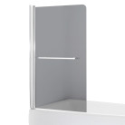 Шторка для ванны Eger 80x150, тонированное стекло, левая 599-02L grey