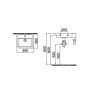 Умывальник Idevit Halley 0101-4385 45 см