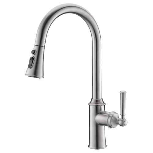 Смеситель для кухни Imprese Hydrant ZMK031806150 с выдвижной лейкой