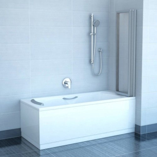 Штори для ванни Ravak 10CVS2-100 R white+Transparent 990 x 1500, 7QRA0103Z1