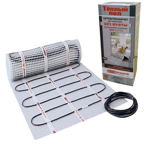 Нагревательный мат Hemstedt DH 8,0 m2 1200W, HMM1200