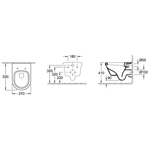 Унитаз подвесной Villeroy & Boch Omnia Architectura 5684R001 DirectFlush