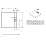 Душевой поддон RADAWAY Giaros C, 90x90 см, MKGC9090-03