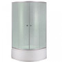 Душова кабіна Lidz Latwa SC90x90.SAT.HIGH.FR скло Frost LLSC9090SATHIGHFR