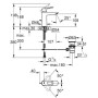 Смеситель для раковины Grohe BauLoop, M-Size, 23762000