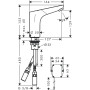 Смеситель для раковины бесконтактный Hansgrohe Focus, 31172000