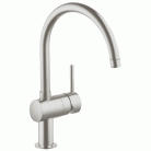 Смеситель однорычажный для мойки, DN 15 Grohe MINTA, суперсталь, 32917DC0