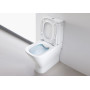 Унітаз Roca The GAP Rimless, нижнє підведення + сидіння Duroplast soft-close, A34D738000